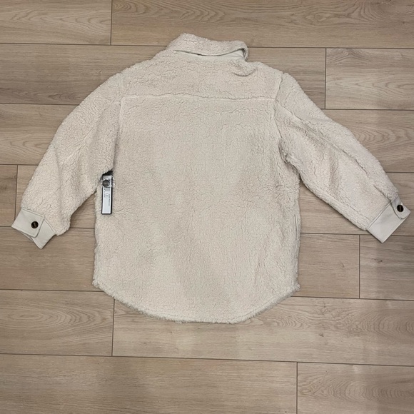 Womens Tribal Faux Sherpa Shirt Jacket Size Medium - Picture 6 of 9